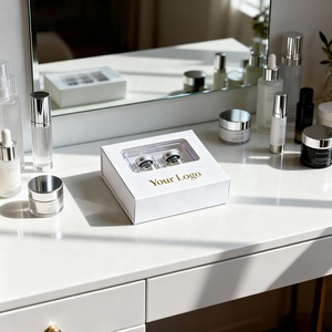 Confezione per Siero Peptidico con Inserto <span class=keywords><strong>in</strong></span> <span class=keywords><strong>Plastica</strong></span> e Finestra Trasparente Personalizzata, Scatola per 2 Fiale di Peptidi - Product Image 5