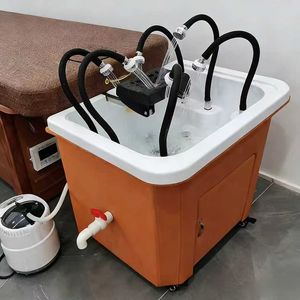 Appareil de thérapie capillaire mobile sans raccordement aux conduites d'eau, avec circulation d'eau pour bac à shampoing, spécialement conçu pour les salons de beauté - Product Image 3