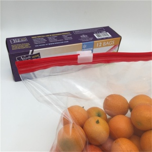 Custom Printed Food <b>Storage</b> Slider Zip Bags Pe Slider Zip Lock <b>Plastic</b> Bag - Product Image 5