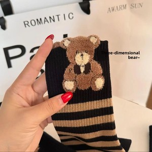 Женские носки оптом: осенне-зимние, толстые, однотонные, стильные, милые, с буквенными принтами, в полоску, хлопковые, антибактериальные - Product Image 4