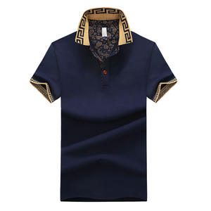 Polo à manches courtes en coton respirant de haute qualité pour homme, nouvelle tendance estivale, col à revers à carreaux, marque de créateur, t-<span class=keywords><strong>shirt</strong></span> décontracté de golf - Product Image 1
