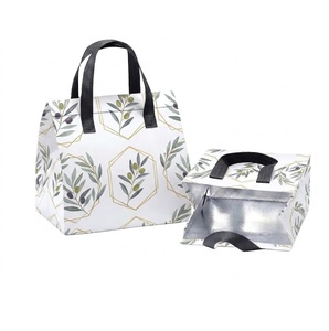 Sac isotherme en aluminium, sac promotionnel en non-tissé laminé PP super résistant réutilisable avec logo personnalisé imprimé - Product Image 1