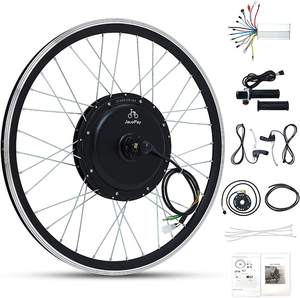 Kits de Conversión de Motores Eléctricos para Bicicletas de 24 Pulgadas y <span class=keywords><strong>5000w</strong></span>, Kit de <span class=keywords><strong>Motor</strong></span> para <span class=keywords><strong>Bicicleta</strong></span> Eléctrica, Batería de Litio, <span class=keywords><strong>Motor</strong></span> de Cubo sin Escobillas con Control de Giro - Product Image 1