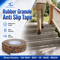 Bande antidérapante en granulés de caoutchouc souple, élastique, non abrasive, pour zones humides, piscines, hôtels et hôpitaux
