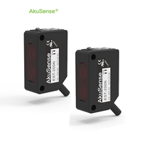 Sensor Reflektif Retro AkuSense Price Beam Diffuse 5v untuk Luar Ruangan, Sensor Fotoelektrik Reflektor Pantulan