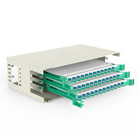 Rak Distribusi Optik 36-Port 72 Core 3U untuk Pemasangan di Rak |   LC Single Mode, Sudah Dilengkapi dengan Pigtails & Adaptor