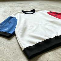 T-shirt décontracté respirant à rayures en maille anti-rétrécissement, coupe ample, style hip-hop, haute qualité, pour le streetwear – Nouveauté fournisseur