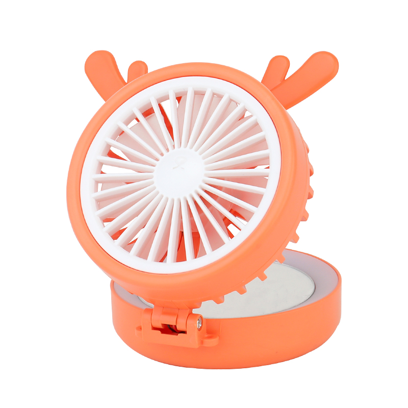 2021 ручной электрический ленивый подвесной шейный вентилятор, оптовая продажа, ручная дешевая Подставка под аккумулятор с логотипом, вентилятор для зеркала для макияжа