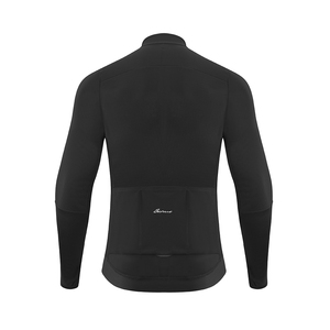 Mode Sport Vélo Vêtements À Manches Longues Polaire <span class=keywords><strong>Thermique</strong></span> Écologique Recyclable Vélo <span class=keywords><strong>Veste</strong></span> pour Hommes Femmes Sérigraphie Plaine - Product Image 3