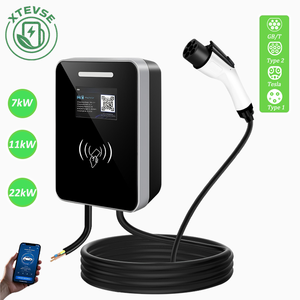 XTEVSE Nueva Estación de Carga Rápida CA para Vehículos Eléctricos de 11kW 22kW, Cable de 5M, Enchufe Tipo 2, Pantalla de 4.3 Pulgadas, 32A 7kW, <span class=keywords><strong>Wallbox</strong></span> para SERES - Product Image 1