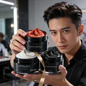 Помада для укладки волос Personal Label Brand, 60 г, 3 цвета, воск для сильной фиксации и придания блеска, для создания волн - Product Image 1