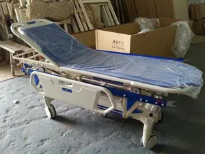 רפואי ציוד בית חולים מיטה מפואר חיבור אלונקה מטופל אלונקה עגלה