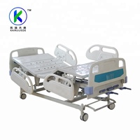 Hebei Jiede Manual 3 Function Stryker Hill Rom Hospital Bed Prices with Function for Sale 3 Crank Hospital Bed