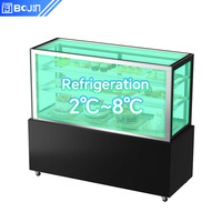 Vitrine Réfrigérée pour Buffet, Réfrigérateur Commercial en Verre Personnalisé pour Restaurant, Hôtel, Restauration, Vente en Gros