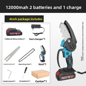 Tronçonneuse sans fil Fengli FL4532, mini, industrielle, portative, alimentée par batterie, moteur sans balais 1200W, personnalisable OEM, chaîne de 6 pouces - Product Image 6
