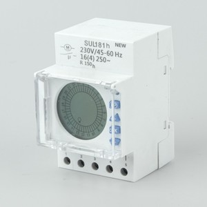 Temporizador SUL181H 230V 45-60Hz 16(4) 250~ R150h con Enchufe para Control Eléctrico - Product Image 3