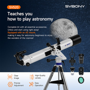 Svbony Refractor Telescope 90mm 800mm 32x Stainless Steel Tripod Astronomical Observation - Product Image 3