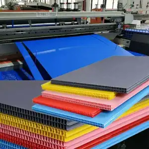 Screen Printing Plastic Board Corrugated Plastic Sheet PP Hollow Sheet