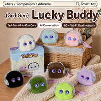 Peluche interactive intelligente personnalisée avec IA et yeux LED expressifs pour cadeau – Vente en gros