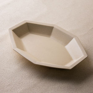 Plato de Estilo Japonés para el Hogar o Restaurante, de Lujo Ligero, en Blanco Mate y Negro, para Alimentos, Accesorios de Hostelería, Artesanía - Product Image 4