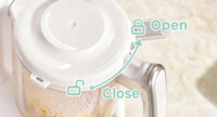 Robot culinaire pour bébé numérique multifonction 5 en 1 : vapeur, mixage, décongélation, chauffage et maintien au chaud