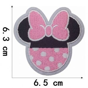 <b>Iron</b> on Embroidered Cute Mouse Ear Shape Rainbow Patches for Kid Clothes Bag Decoration - Product Image 6