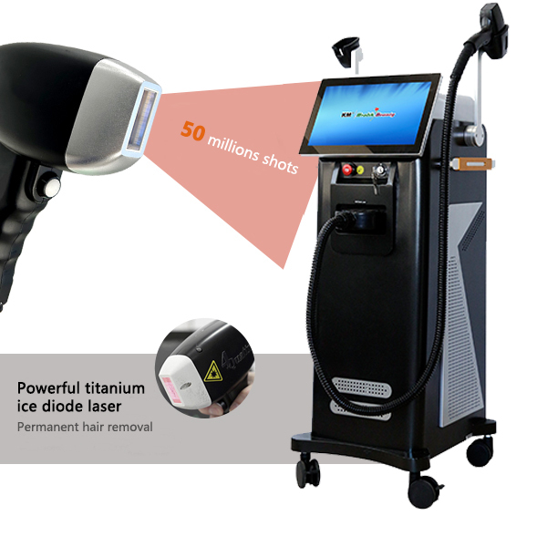 Discount Prices Diodenlaser Ice Platinum Laser Hair Removal Salon Equipment 4500w 1000W 1200W 1600W High Power