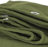 Bâche en toile de coton ciré vert de haute qualité 10 oz, résistante aux acides, fabriquée au Pakistan, en rouleau