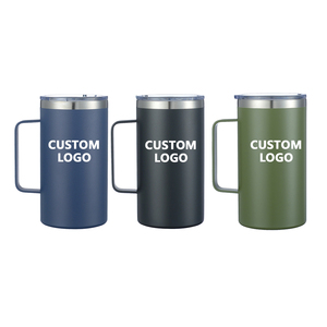 Gift Wholesale Stainless Steel 304 Vacuum Tumbler 6-12 Hours Insulation Leakproof Lid Straw American Style Camping <b>Coffee</b> Beer - Product Image 1