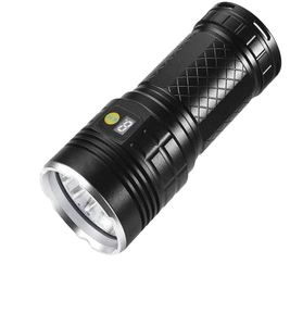 G12 UV 395nm/365nm 84W <b>LED</b> Aluminum Alloy USB <b>Rechargeable</b> UV Flashlight Adjustable Beam IP65 Magnetic Base 1000M+ Beam Distance - Product Image 1