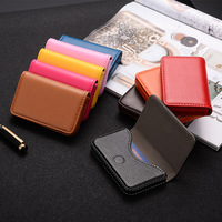 Dompet Bisnis Profesional Unisex dari PU Metal dengan Logo Kustom dan Tempat Paspor Multi-Fungsi dengan Pola Kantong