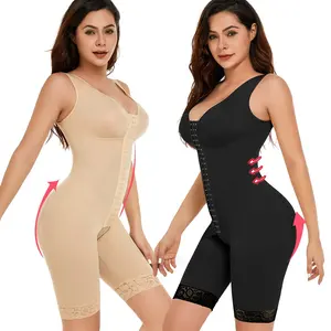 Kích thước lớn onesie bụng nâng đáy quần khóa Corset Shapewear cho phụ nữ XXS