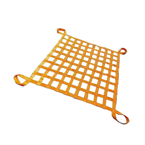 Strong 5cm Polyester Webbing Cargo Net Heavy Duty Shipping Container Load Restraint Custom Safety <b>Mesh</b> 3000kg Rated - Product Image 4