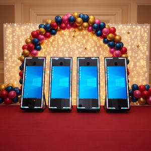 Photomaton numérique 65 pouces avec écran tactile 32 pouces, compatible avec anneau lumineux/<span class=keywords><strong>flash</strong></span>/lumière d'appoint, pour mariages, fêtes et événements, en libre-service - Product Image 1