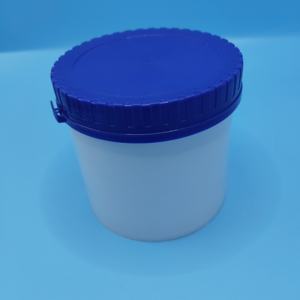 Vente chaude500g 800g 1600g seau en plastique rond de qualité alimentaire avec couvercle forme ronde recyclable pour l'utilisation de produits chimiques alimentaires - Product Image 3