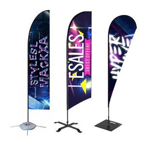 Custom Printed Indoor & Outdoor Advertising Kit Pride Pop Banners Beach Promotion Teardrop <b>Flags</b> - Product Image 1