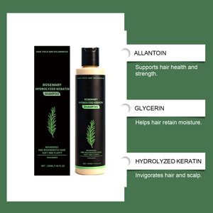 Rosemary Keratin Volumizing <b>Shampoo</b> Gentle Cleansing Moisturizing Smooth Hair Naturally Voluminous Hair Care for All Hair Types - Product Image 4