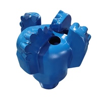 Foret triconique PDC concave non-carottant de 190 mm à 4 lames pour puits d'eau, en acier au carbone forgé, outil de forage