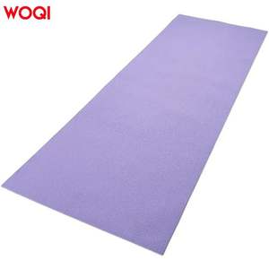 Tapis de yoga Woqi 6 mm d'épaisseur, violet lavande, antidérapant, rectangulaire, pour fitness, exercices, gym, danse et entraînement - Product Image 1