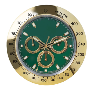 Reloj 3D europeo único, Reloj clásico de Metal dorado, grande, Retro, moderno, Simple, decoración del hogar, Relojes de pared de pulsera de lujo, Relojes Horloge - Product Image 2