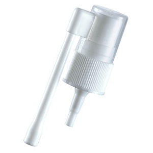 Boquilla de plástico de 20mm, 24mm, 28mm de largo, pulverizador bucal médico, pulverizador de niebla fina, pulverizador nasal