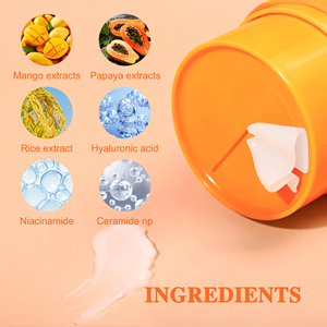 Limpiador nutritivo de marca blanca, desmaquillador de poros cero, bálsamo limpiador torcido de mango - Product Image 3