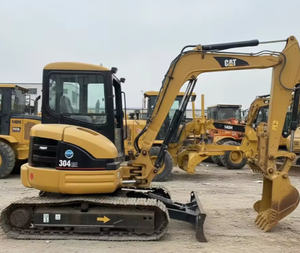 Excavadora de cadenas usada CAT304 304CR de 4 toneladas mini con motor, caja de cambios y PLC - Maquinaria de buen rendimiento en venta - Product Image 1