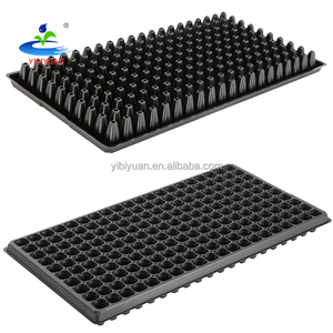 Vassoio <span class=keywords><strong>di</strong></span> partenza per sementi a nido d'ape in plastica resistente a 200 fori e coperchi per sementi e piantine - Product Image 1