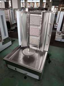 Máquina comercial de acero inoxidable Gas <span class=keywords><strong>doner</strong></span> <span class=keywords><strong>kebab</strong></span> máquina Shawarma con 3 quemadores - Product Image 4