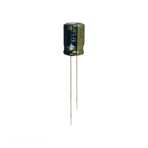 ตัวเก็บประจุแบบ RADIAL รุ่น CAP ALUM 560UF 20% 6.3V แบบ Through Hole 560 uF EEU-FC0J561 - Product Image 1