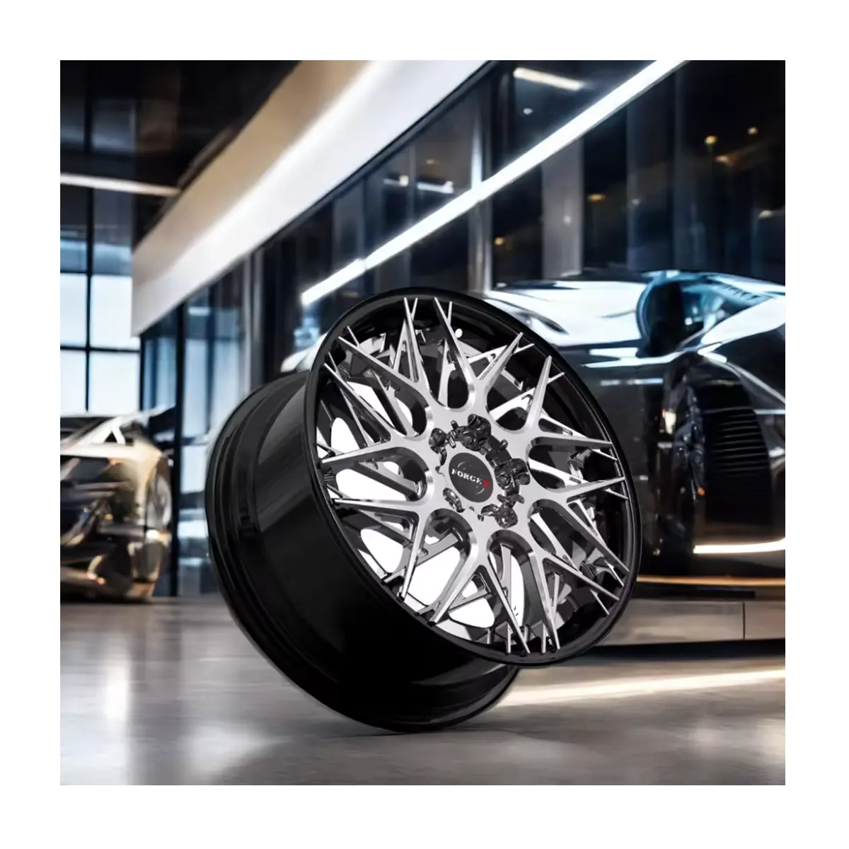 Customizable 2-Piece Forged Alloy Wheels in 18-24 Inch Sizes 112/120mm PCD 50/30/0mm ET for Cars with Car Rims"