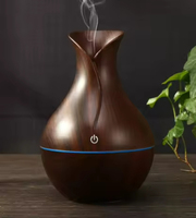 Diffuseur d'huiles essentielles à brume silencieuse 130 ml, humidificateur d'air, purificateur d'air pour voiture, pour chambre à coucher, utilisation en intérieur automobile