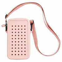 Chinfai Nouveau design unique Sac mini en silicone véritable pour femme Sac de téléphone tendance Sac bandoulière quotidien