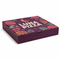 Mehrgrößen-Pizzakartons nach Maß Bedruckte Wellpappe-Lieferboxen für Restaurants und Catering-Unternehmen